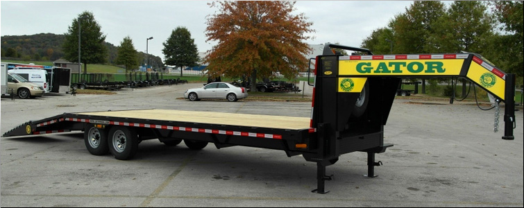 Gooseneck flat bed trailer for sale14k  Ottawa County, Ohio